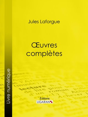 cover image of Oeuvres complètes